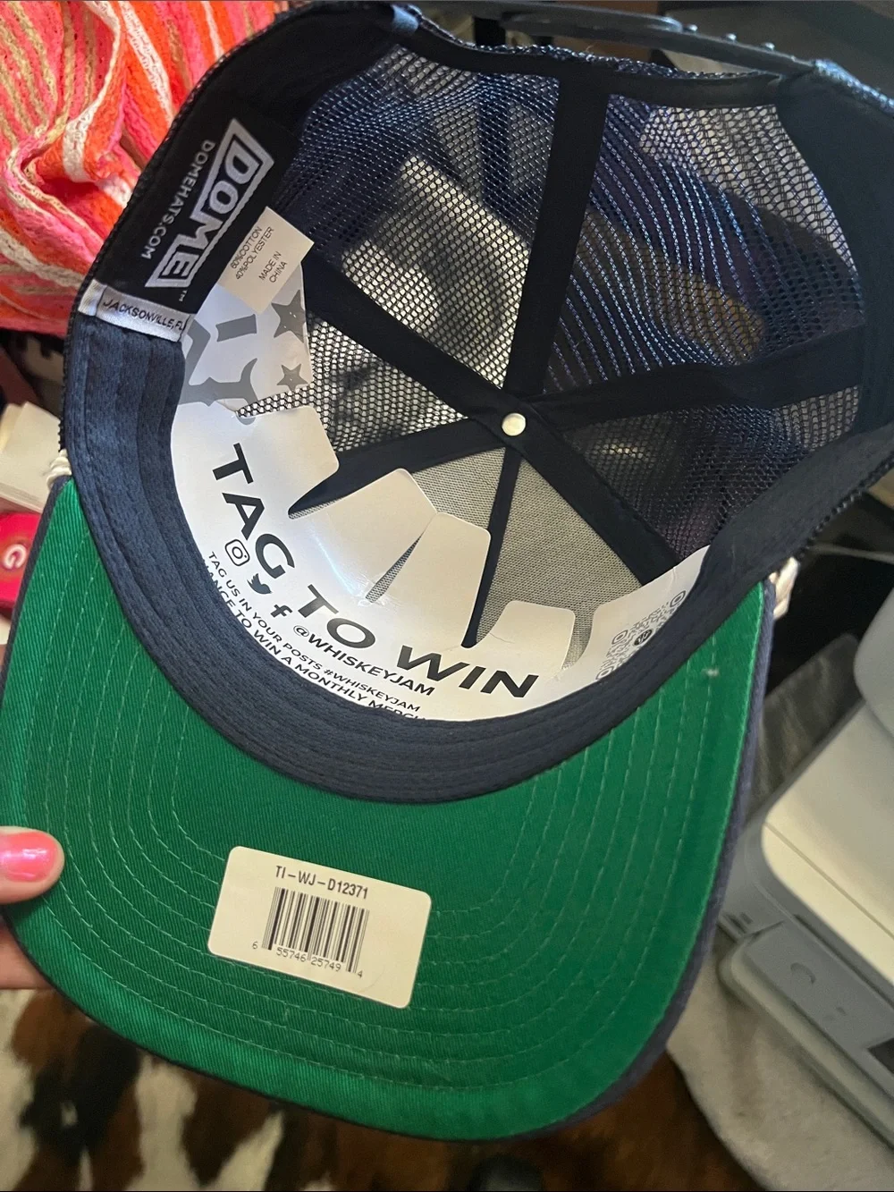 Whiskey Jam 5 Panel Adjustable SnapBack Trucker Hat